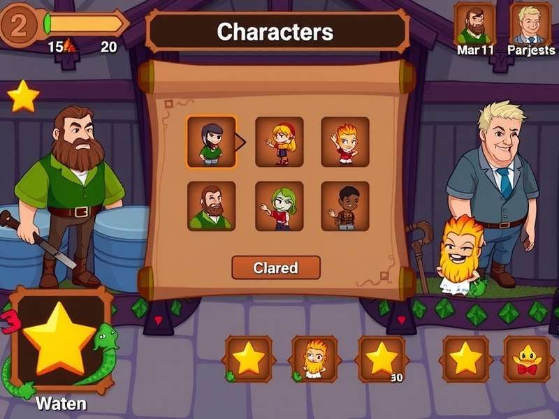 Lucky Pixel Quest Character Selection